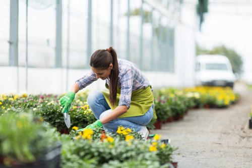 Complaints procedure for a landscaper reviewing a customer issue on site