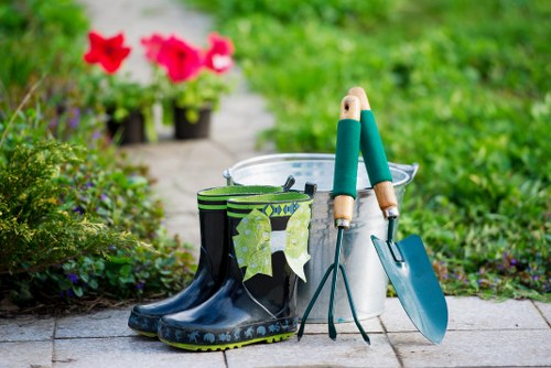 Landscaping waste sorted for eco-friendly disposal in Ruislip